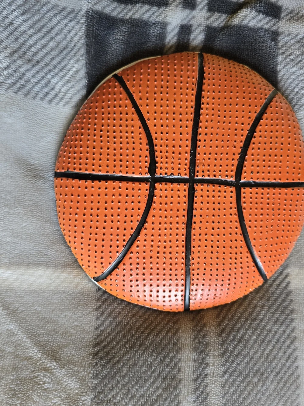 Orange Basketball-Themed Home Accent Tray